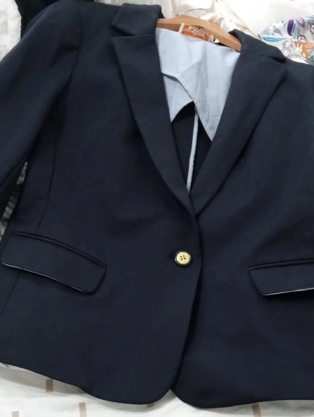 Tory Burch Black Single-Button Blazer - Picture 8 of 10